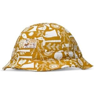 Vans X Yusuke Hanai Mustard and White Patterned Bucket Hat
